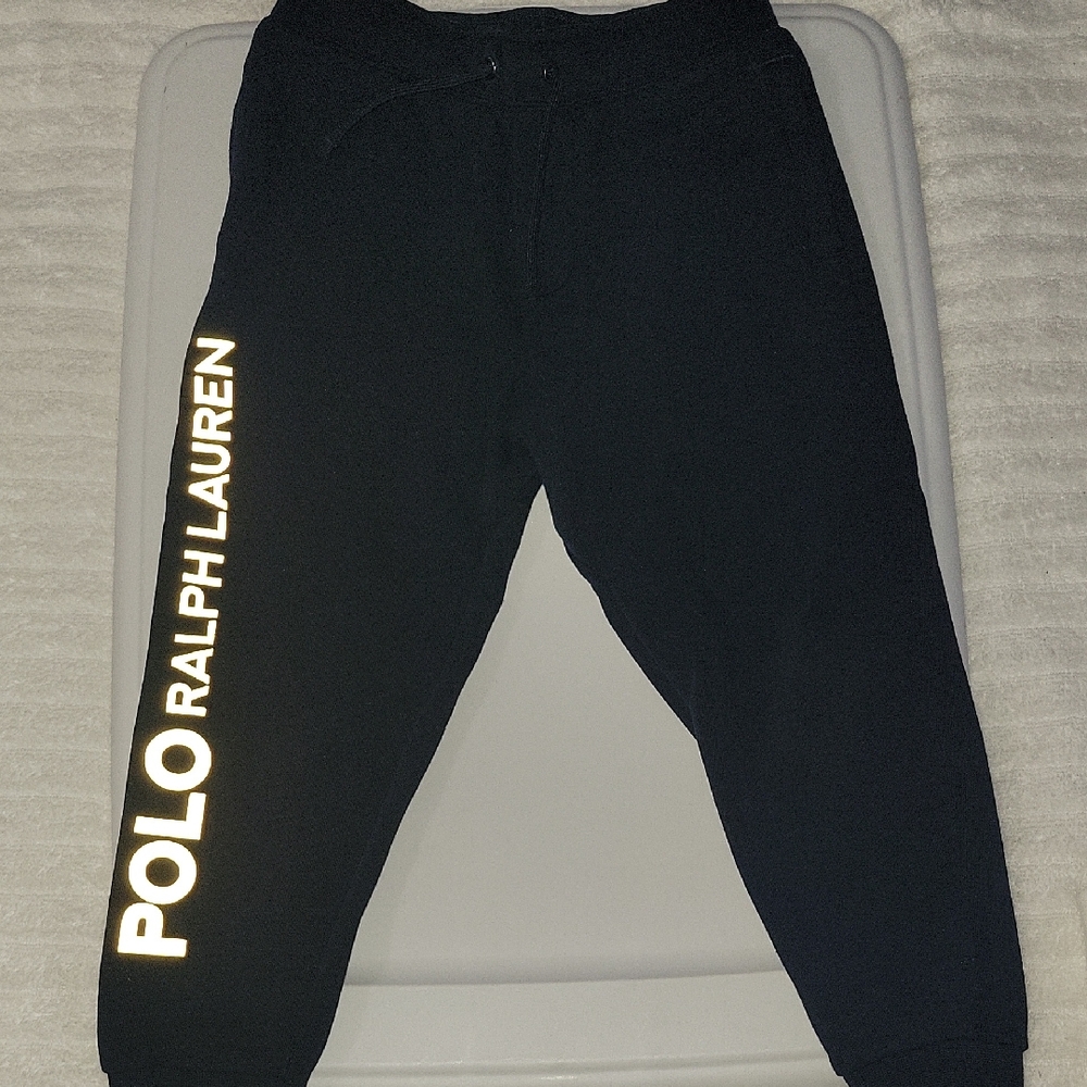 Polo by Ralph Lauren Black Sweatpants Sleek Design
